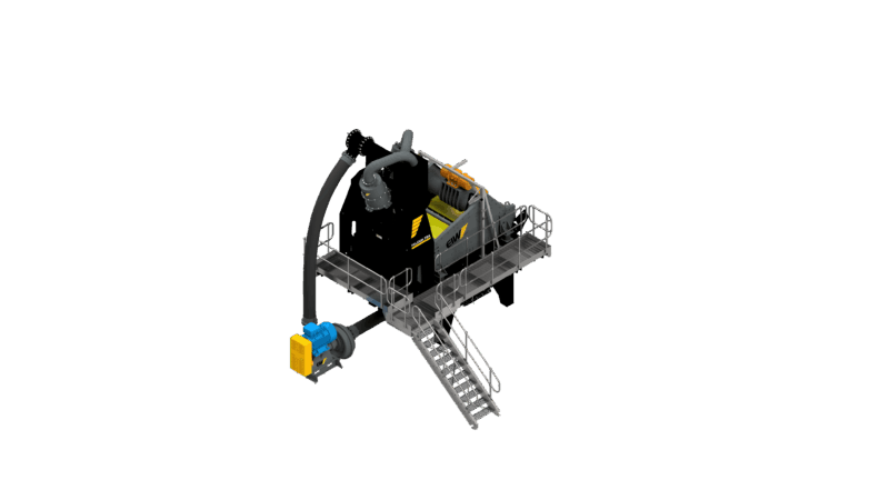 Falcon Sand Plant 3D render