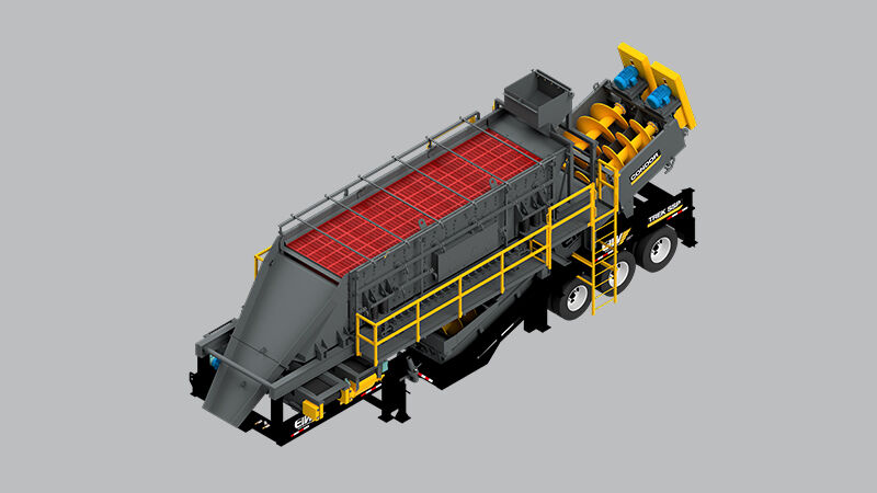 Trek Portable Wash Plant 3D render