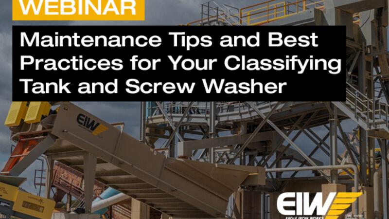 Maintenance Tips and Best Practices for your Classifying Tank and Screw Washer