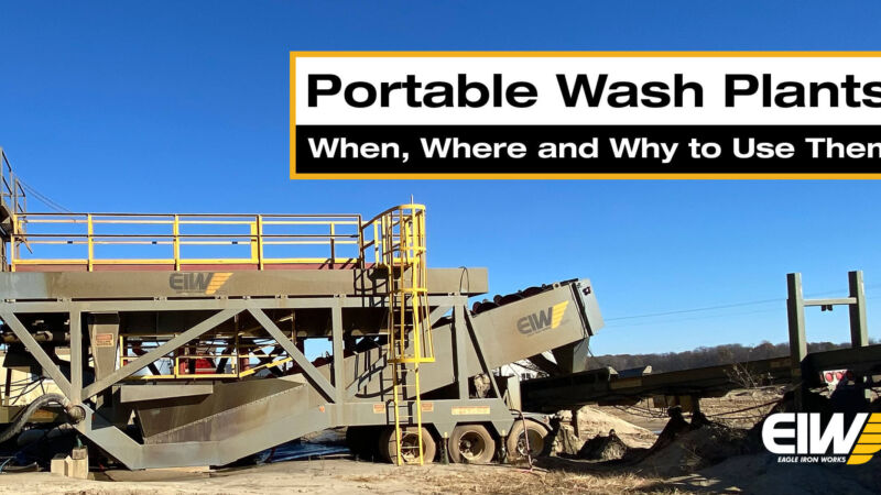 Portable Wash Plants When to Use Them