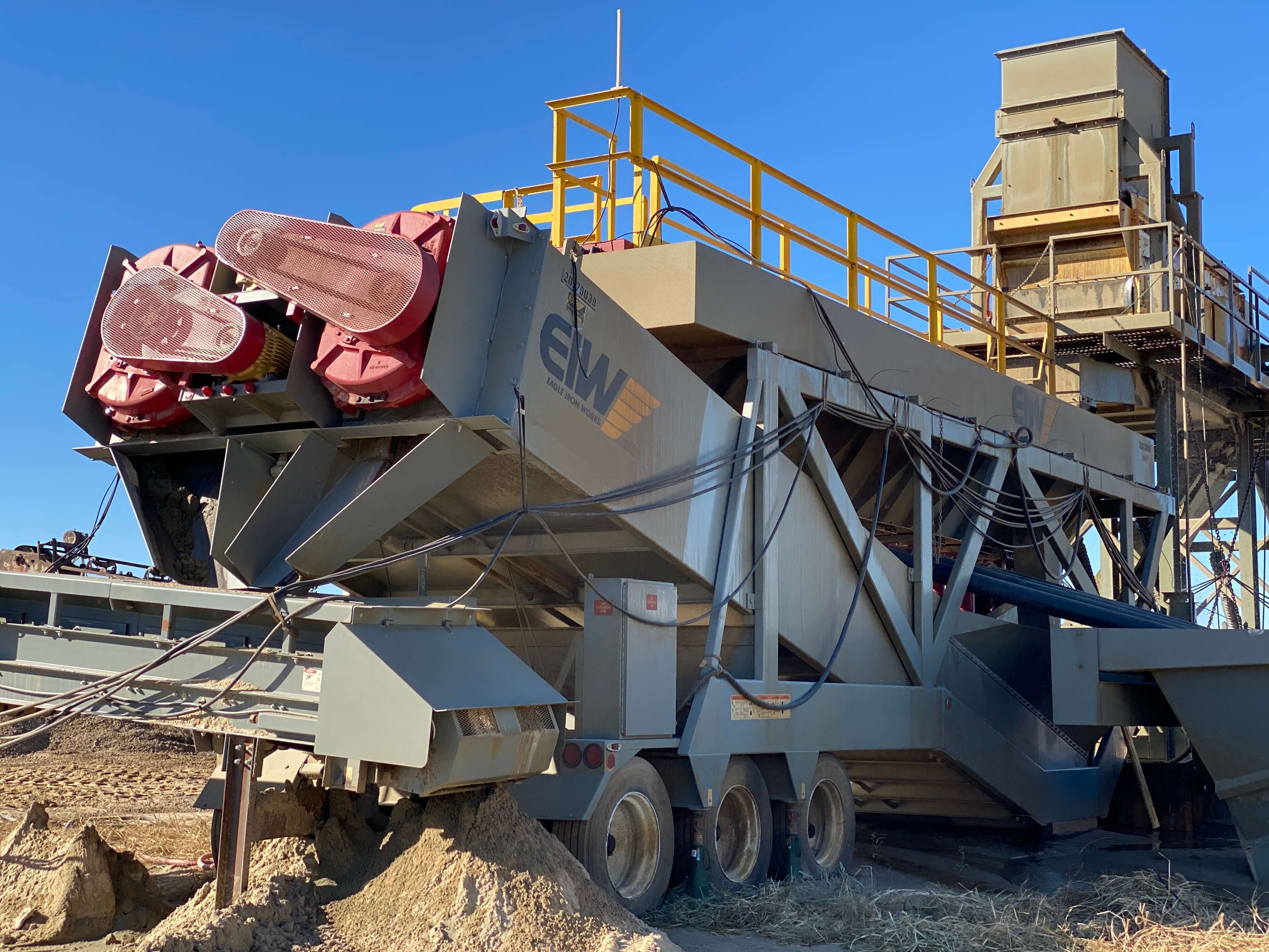 Eagle Trek Portable Tank and Screw Plant in Iowa